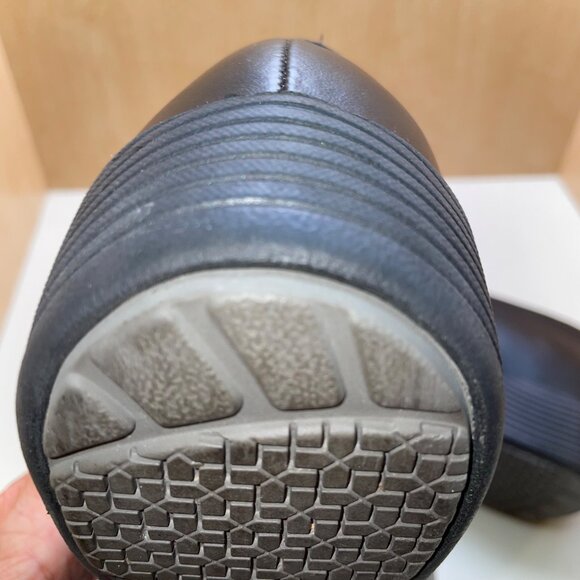 Dansko Womens Work Wonders Black Patent Leather Slip On Clogs 42 NB Walk inserts - Picture 9 of 15